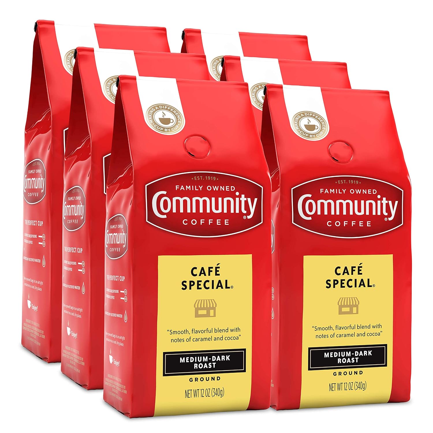 Community Coffee Cafe Special Blend 72 Ounces Medium Dark Roast