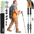 Foxelli Trekking Poles Lightweight Collapsible Aluminum Poles