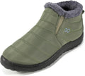 Snow Boots for Women Winter Ankle Booties - Warm Faux Fur Slip On