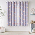 Vangao Boho Girls Blackout Curtains for Kids Room 63 Inch