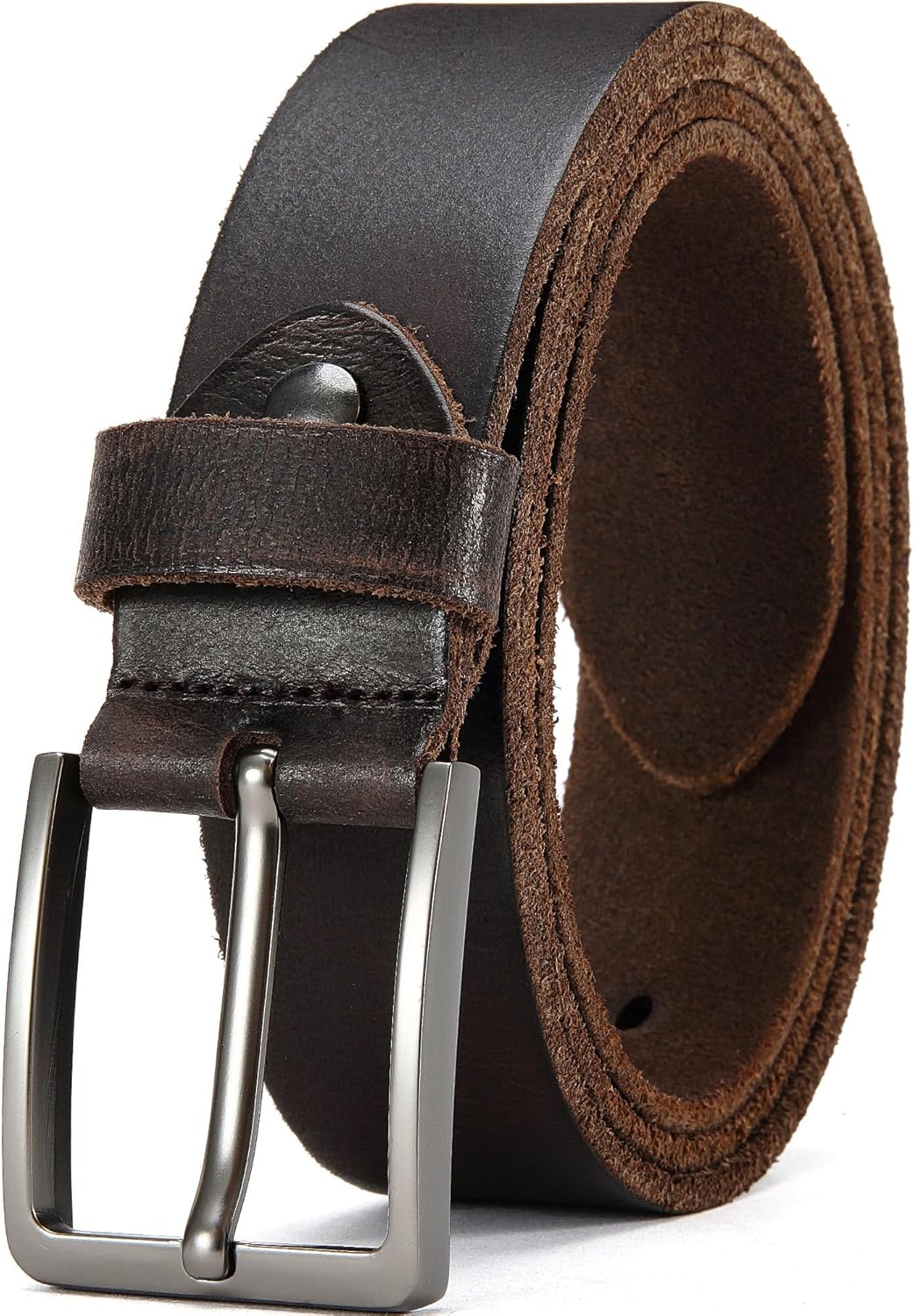 DOOPAI Men's Genuine Leather Casual Belt - Durable & Stylish