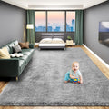 Large 9x12 Area Rugs for Living Room - Luxury Fluffy Shag Plush Soft