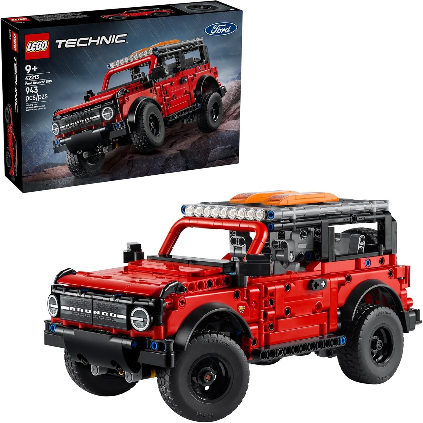 LEGO Technic Ford Bronco Model Car Kit for Kids Ages 10