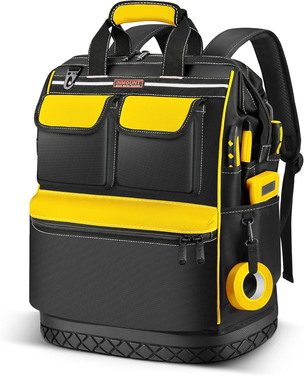 LOKASS Tool Bag Backpack: Heavy Duty, Waterproof & Secure Storage