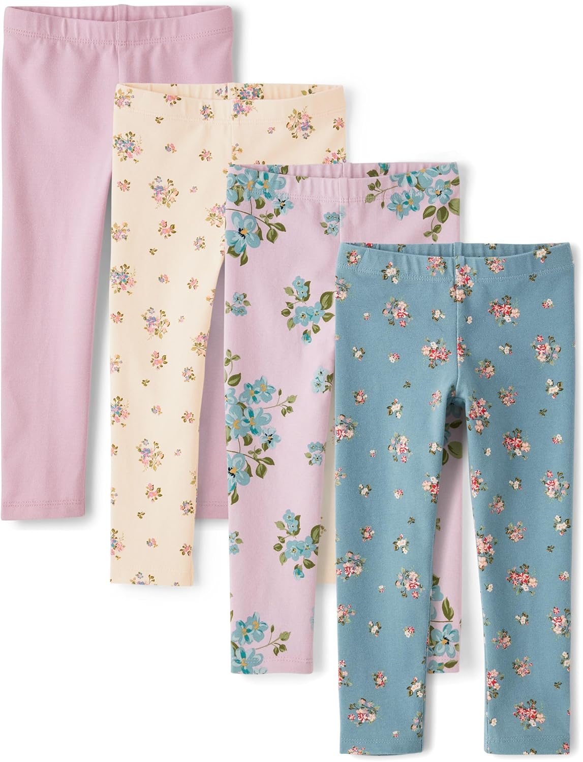 Baby-Girls and Toddler Printed Leggings Multipacks for Comfort
