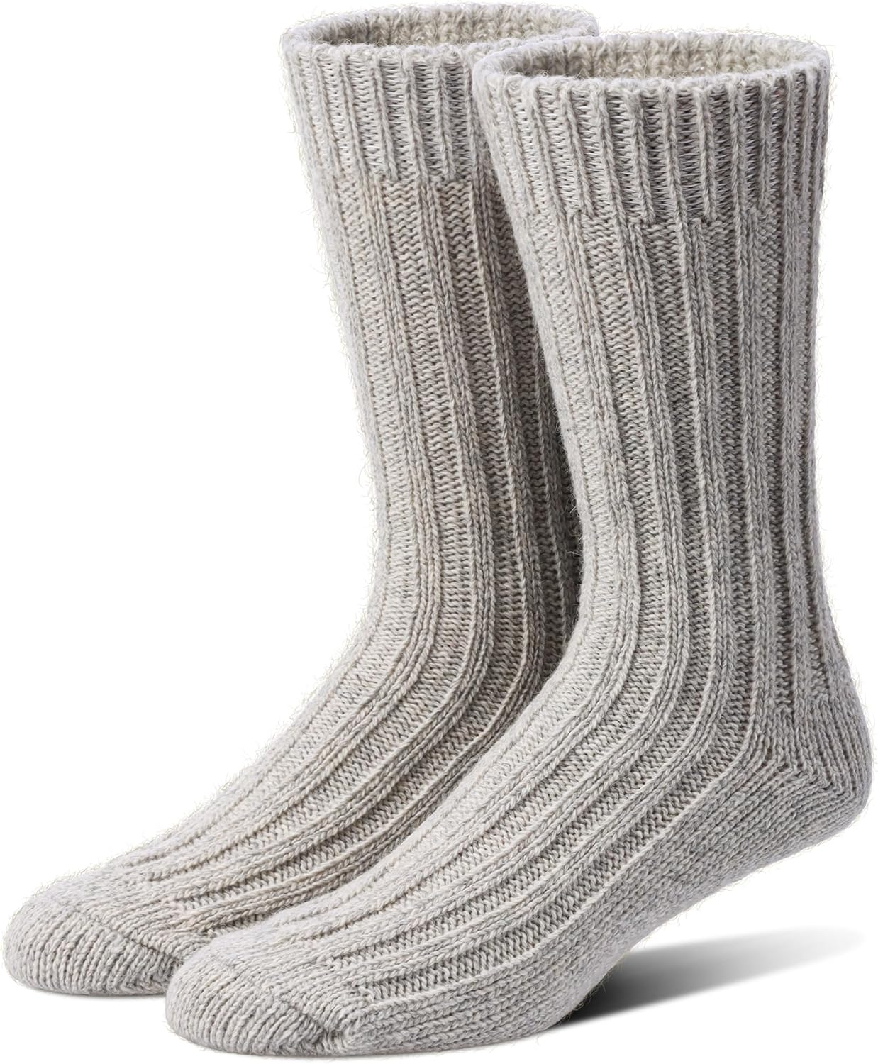 97% Merino Wool Crew Socks for Men & Women - Tough Land