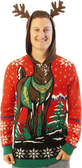 Ugly Christmas Party Knitted Ugly Christmas Sweater - Funny Santa BIG