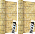 ZNCMRR Natural Bamboo Reed Fencing Rolls for Privacy and Style