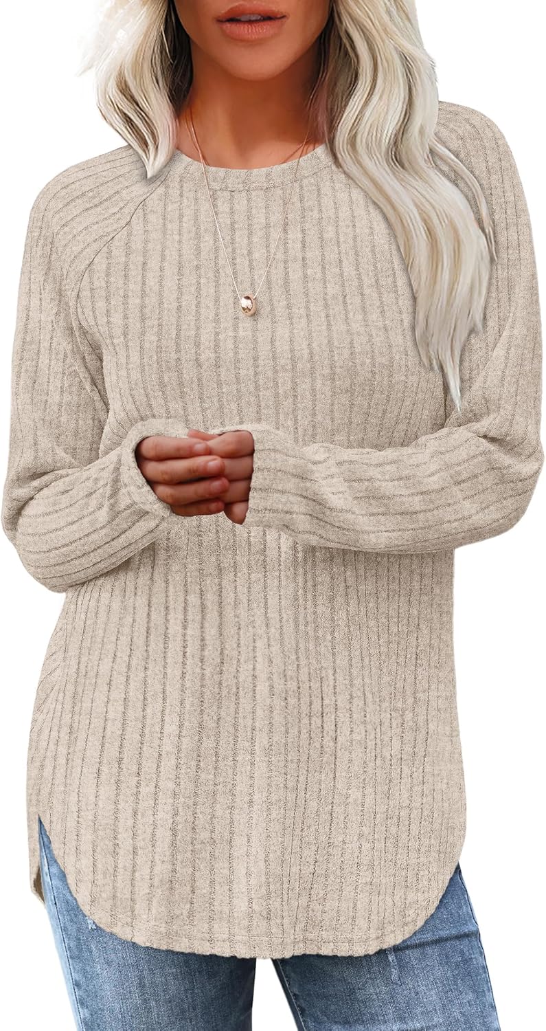 2024 Saloogoe Women's Loose Fit Tunic Top