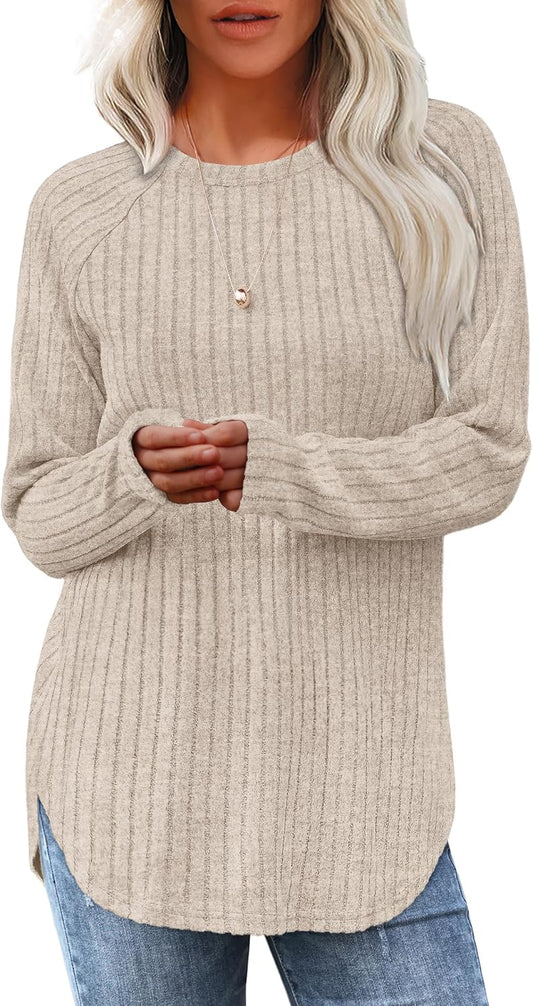 2024 Saloogoe Women's Loose Fit Tunic Top