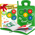 Montessori Busy Book Toddler Travel Toys 1-3 - Quiet, Hands-On Play