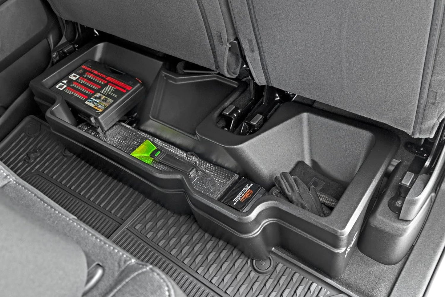 Rough Country Under Seat Storage for Ram 1500 Crew Cab 2019-2025