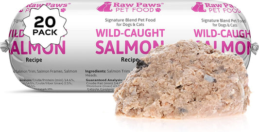 Raw Paws Wild Caught Salmon Dog Food for Healthy Pets