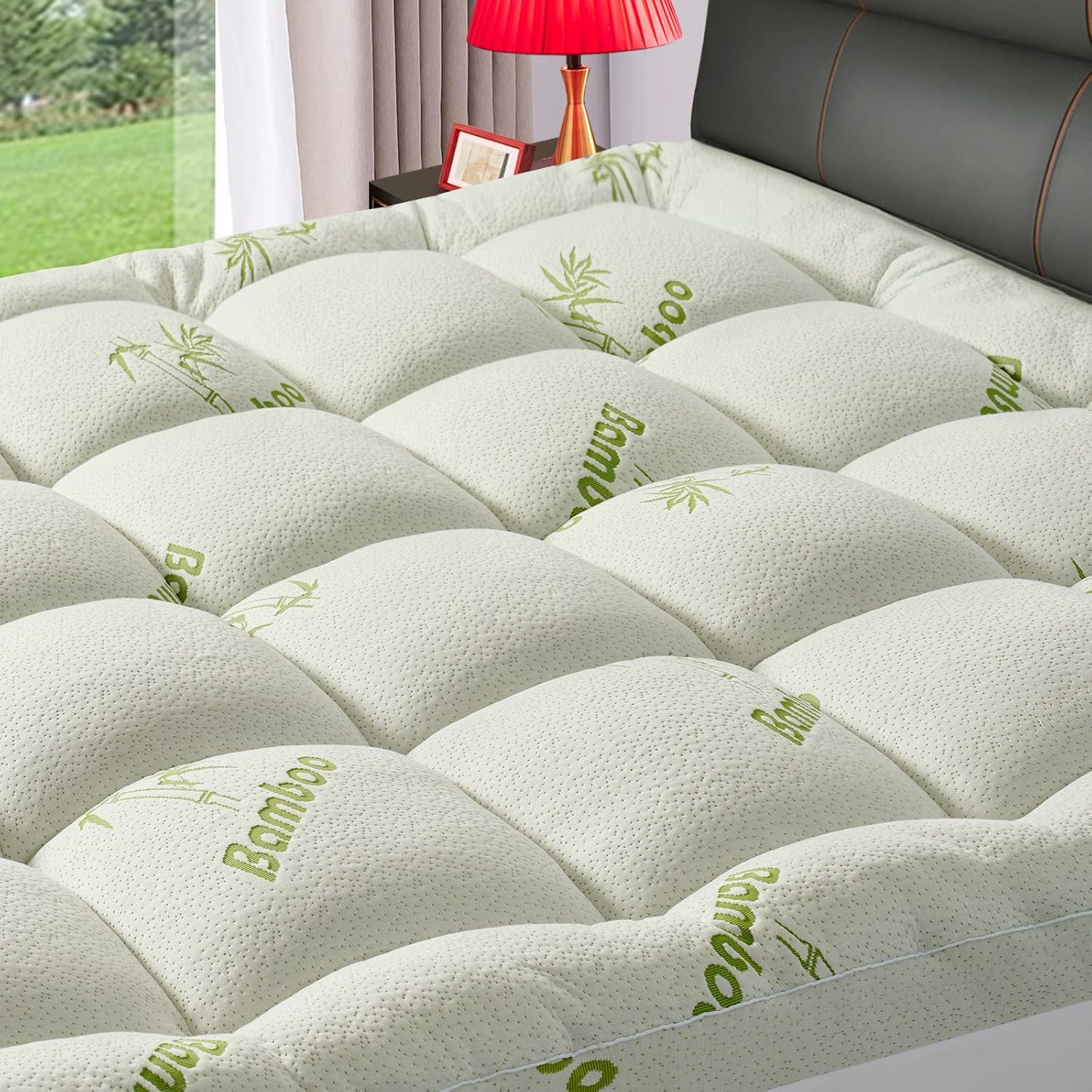 Full Size Mattress Topper for Back Pain with Deep Pocket Design