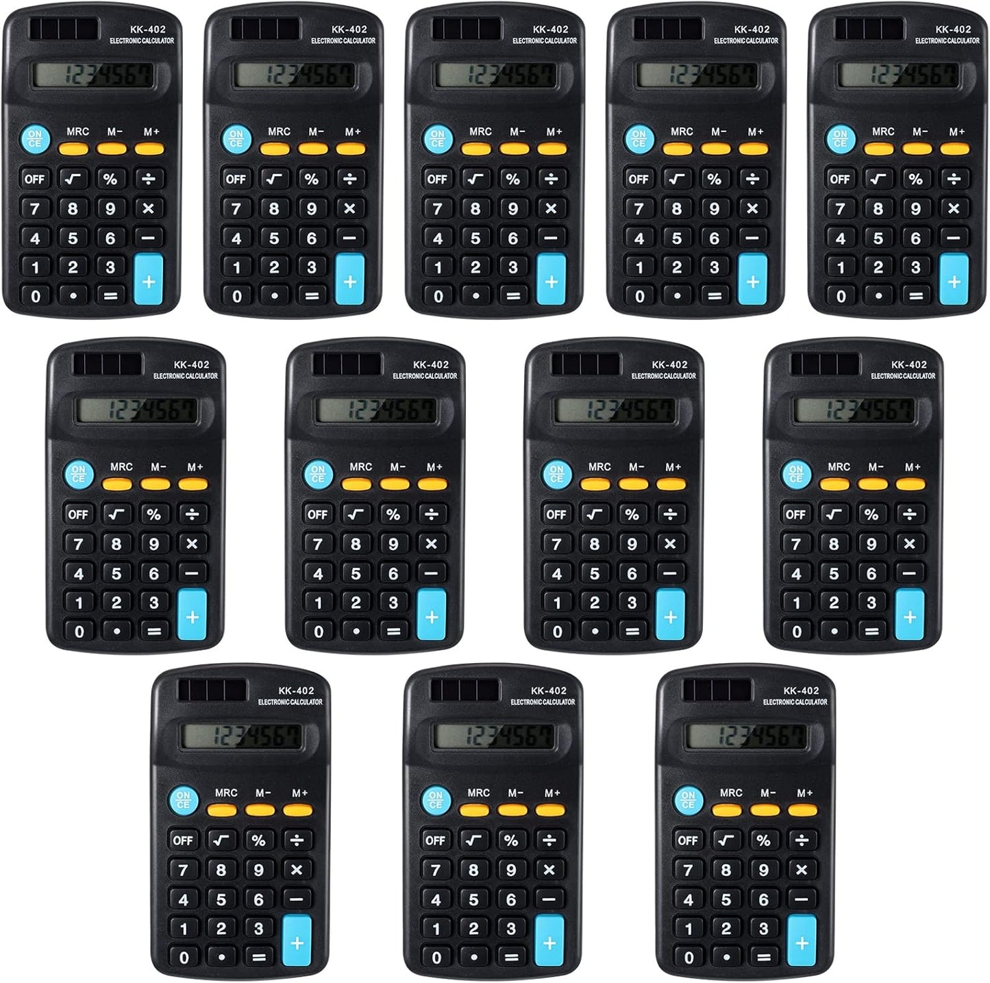Fiada 8-Digit Mini Calculators Bundle