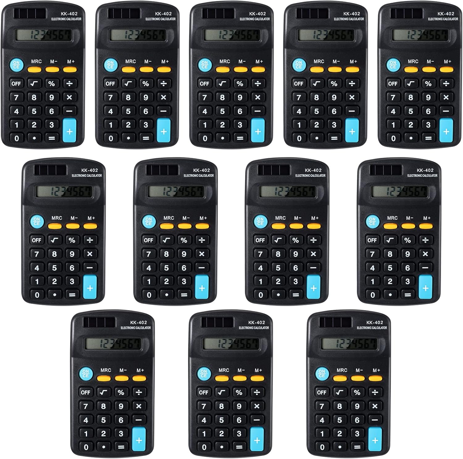 Fiada 8-Digit Mini Calculators Bundle