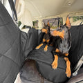 Hard Bottom Back Seat Extender for Dogs Black - Waterproof Protector