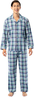 IZOD Men's Extra Soft Woven Pajama Sleep Set for Comfort