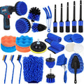 30Pcs Car Detailing Brush Set - Complete Interior & Exterior Kit