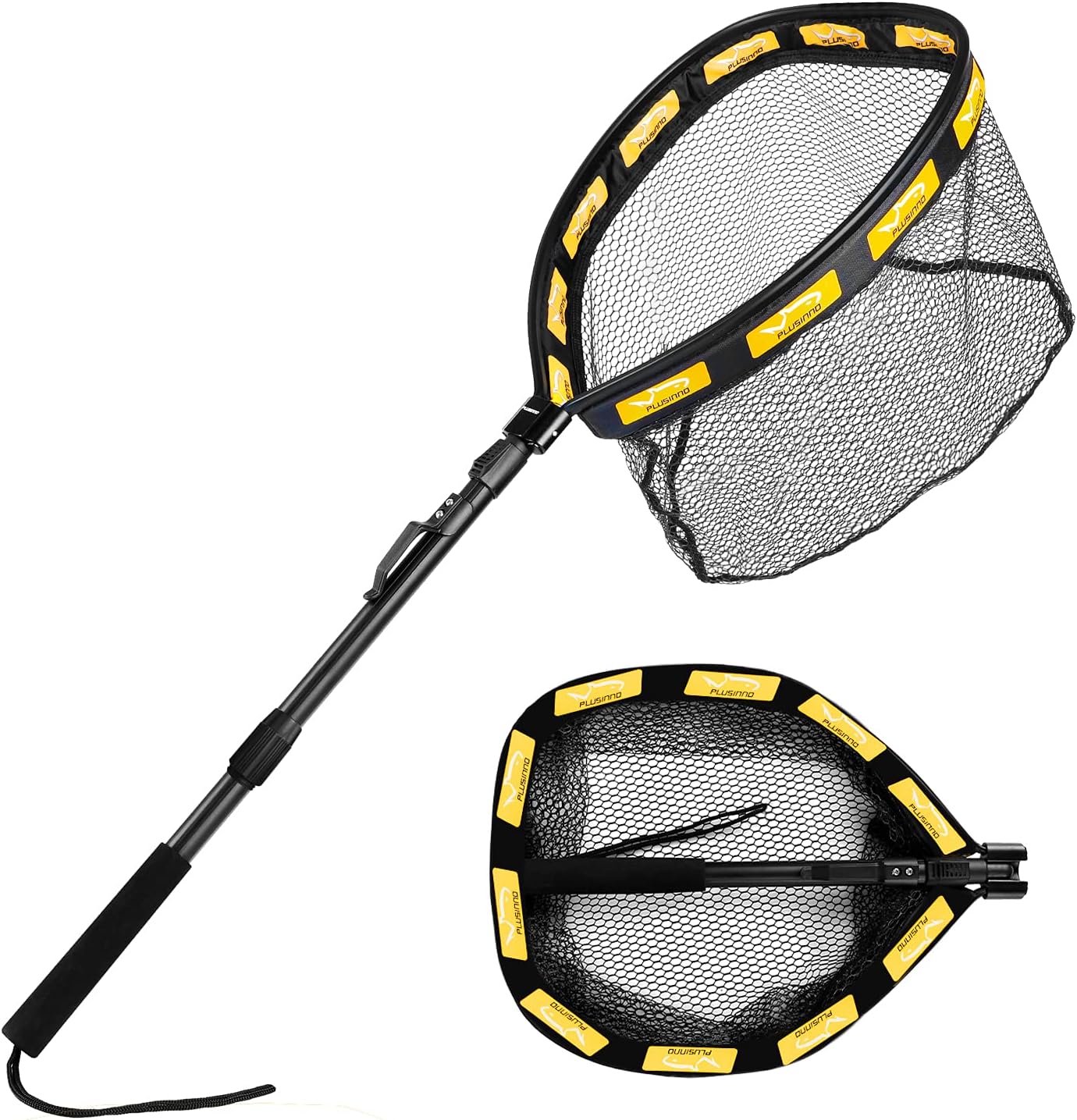 PLUSINNO Floating Fishing Net for Easy Catch & Release Fishing