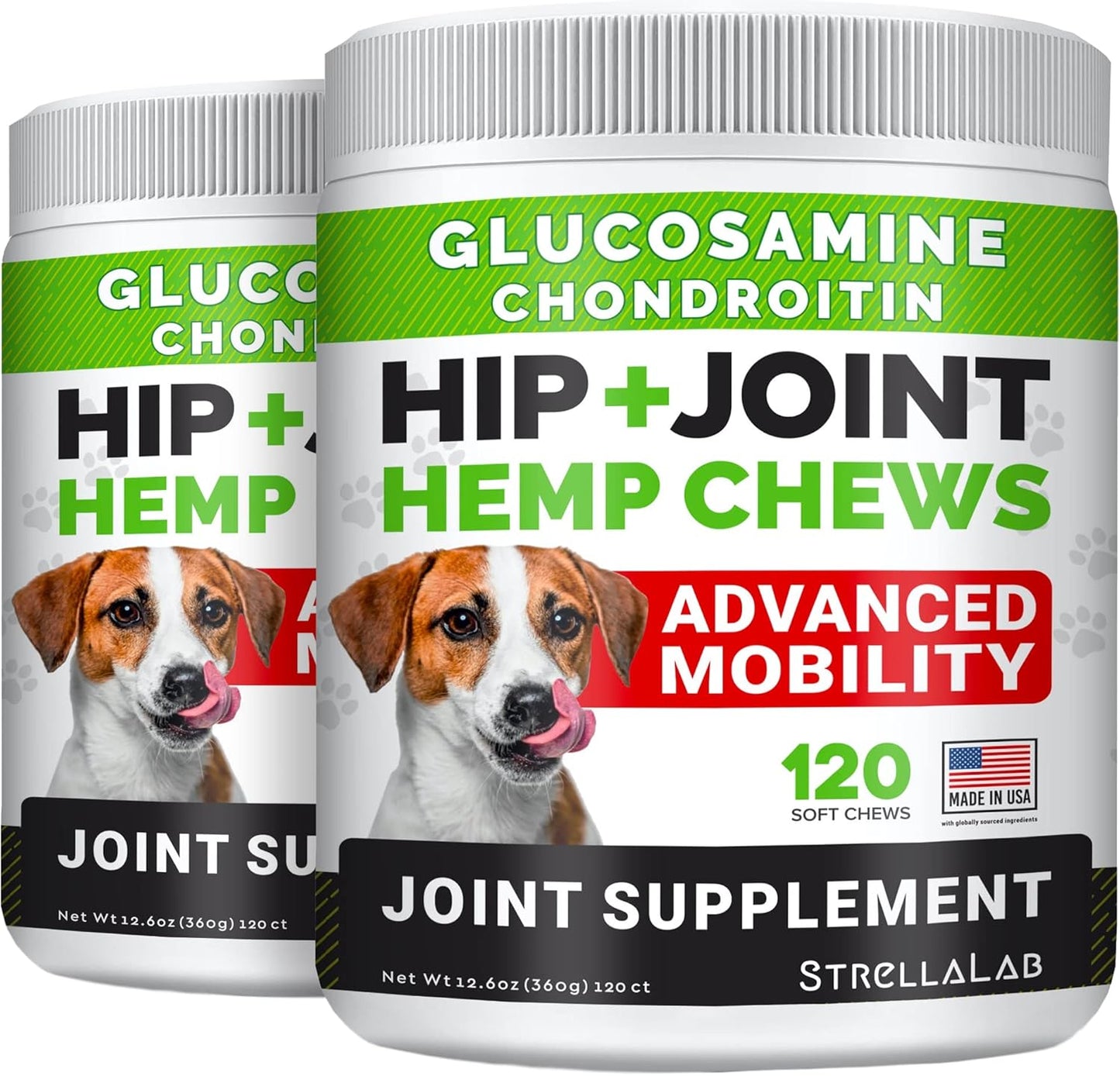 Large Breed Hemp Chews for Dogs - Joint Pain Relief Treats