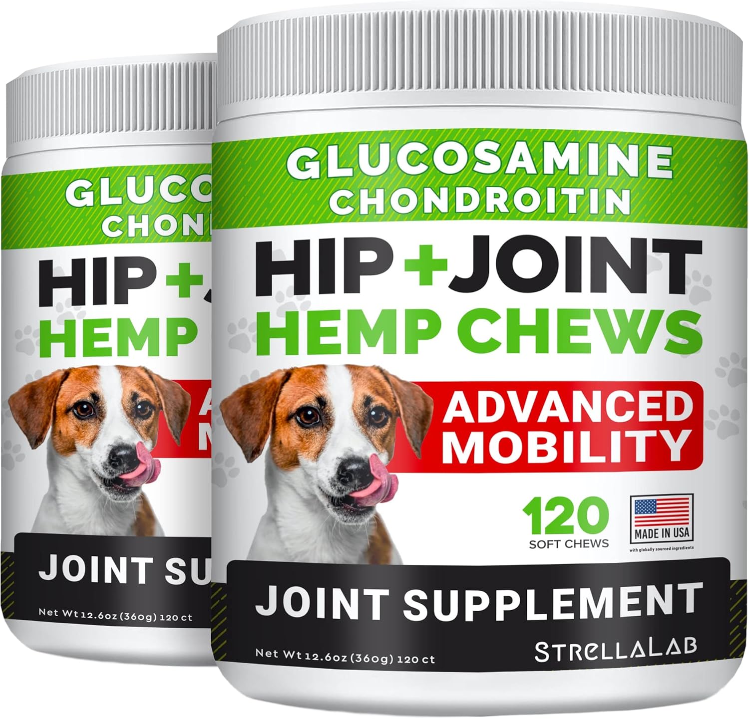 Large Breed Hemp Chews for Dogs - Joint Pain Relief Treats