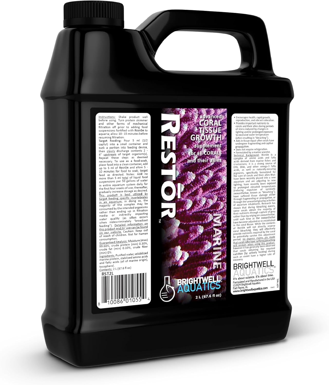 Restor Liquid Coral Tissue Supplement for Vibrant Reef Growth