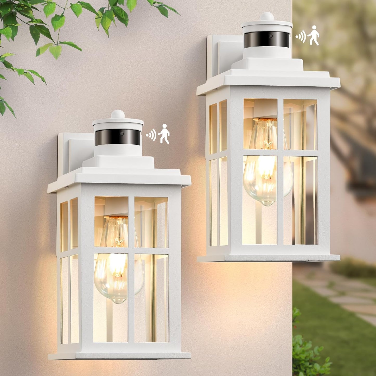 White Motion Sensor Light Outdoor for Safe and Bright Nights