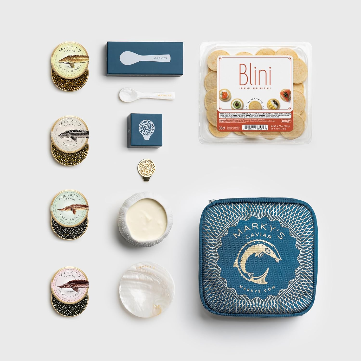 Curated Caviar Tasting Gift Set - Premium Quality Selection