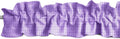 Faux Burlap Sleeve Topper Valance 144in x 9in Lavender - Soft, No-Itch