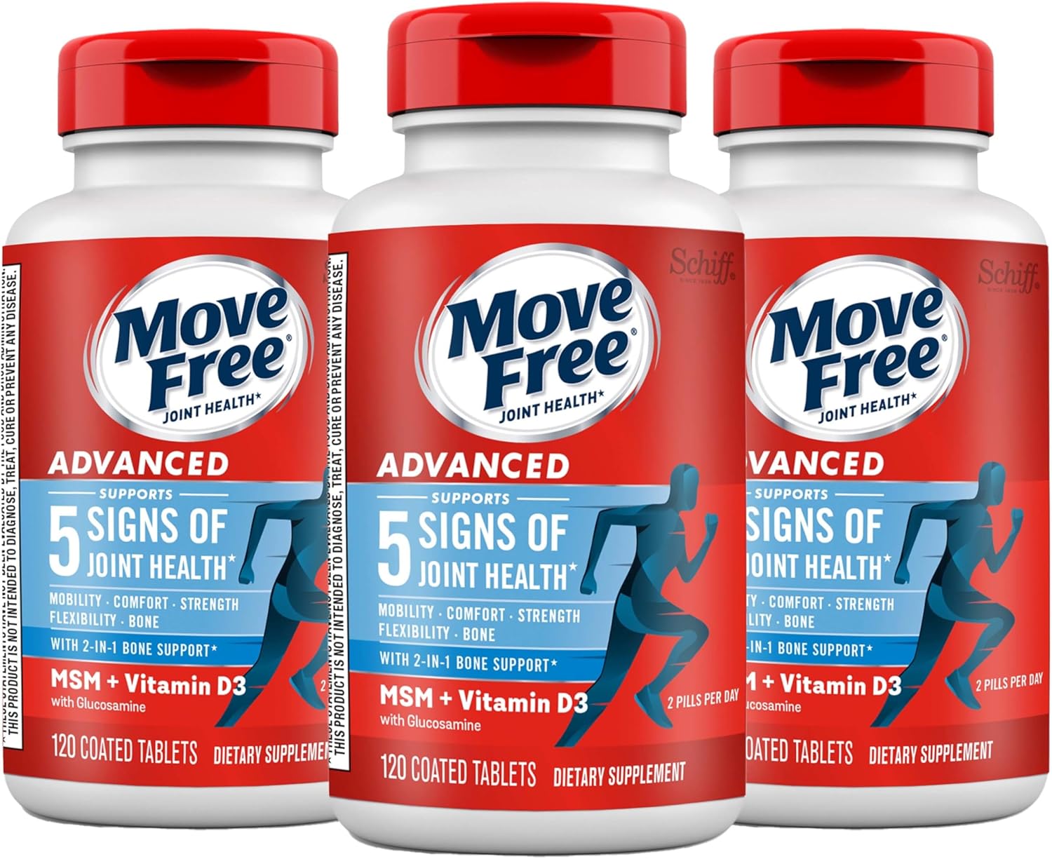 Move Free Advanced Glucosamine Chondroitin MSM Joint Support