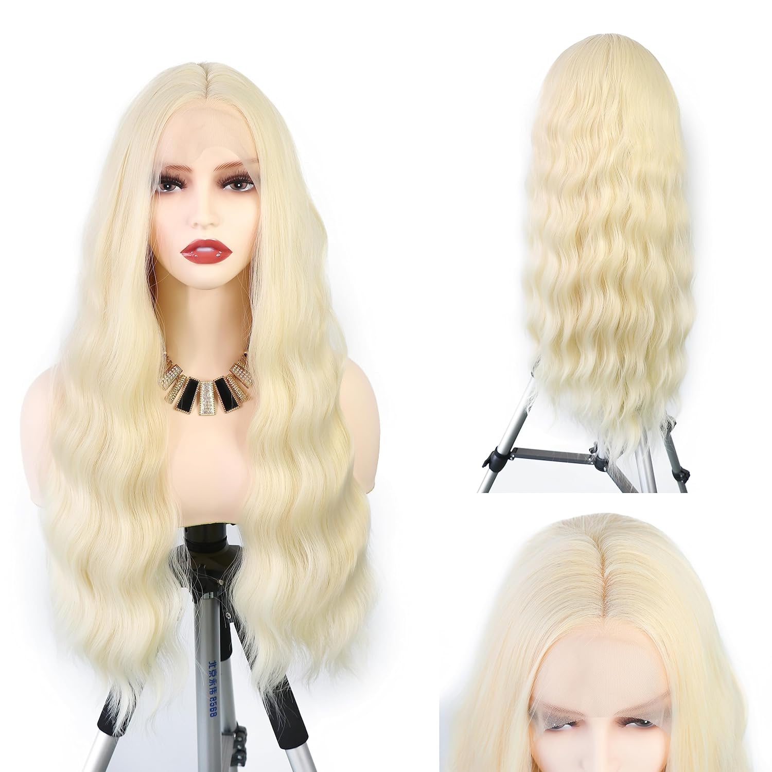 Blonde #613 Synthetic Lace Front Wigs for Natural Look