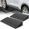 Auto Dynasty Rubber Curb Ramps 7in Lift Height - Stable Curb Access
