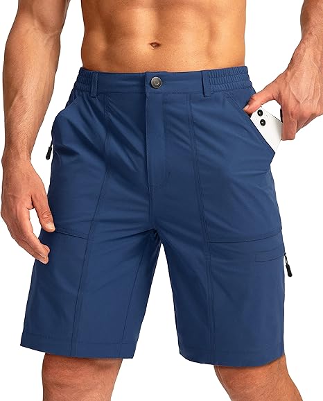 Viodia Men's Hiking Cargo Shorts for Outdoor Adventures