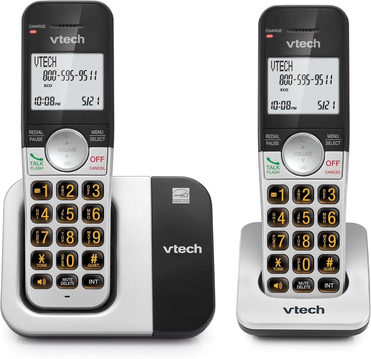 VTech Cordless Phone with Large Display and Big Buttons