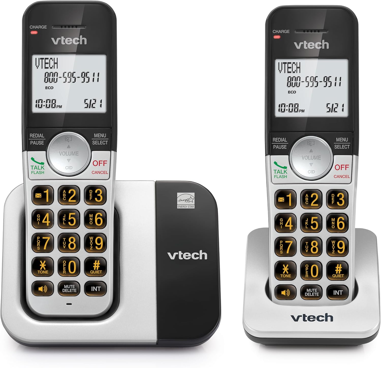 VTech Cordless Phone with Large Display and Big Buttons