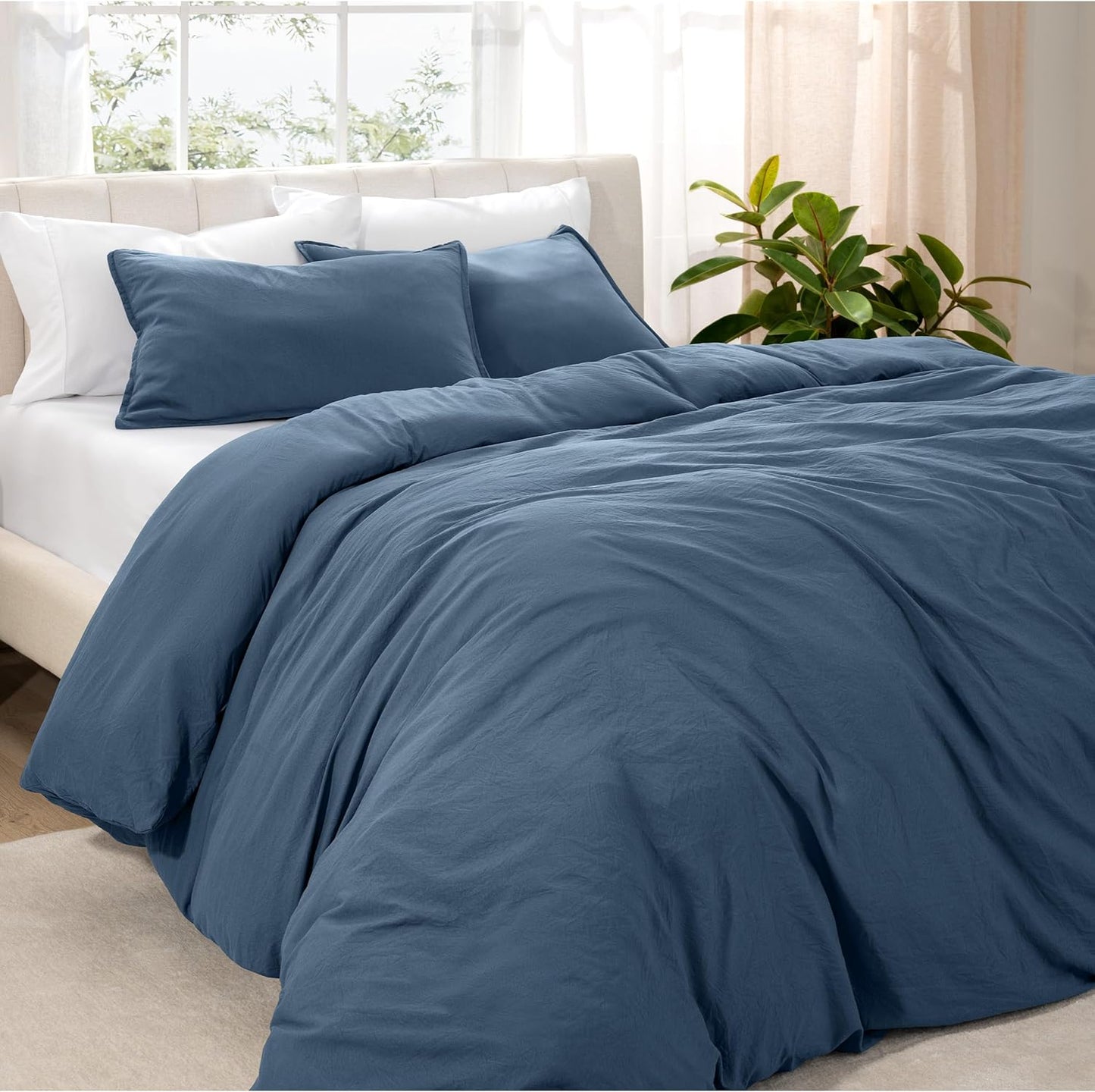 Ultra Soft Microfiber Duvet Cover Set for King/Cal King Beds