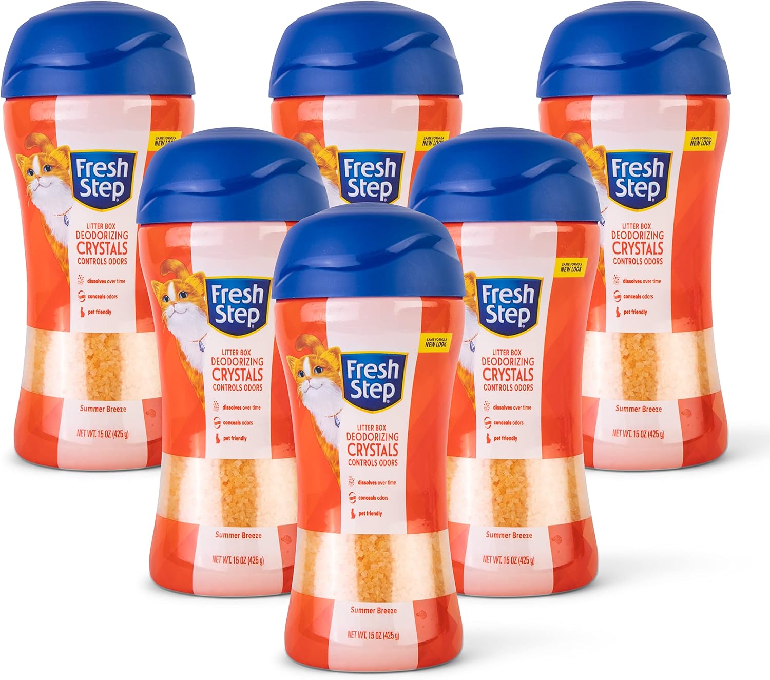 Fresh Step Cat Litter Crystals in Tropical Summer Breeze Scent