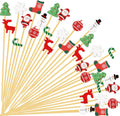 Christmas Cocktail Picks Variety Set - Festive Appetizer Toothpicks