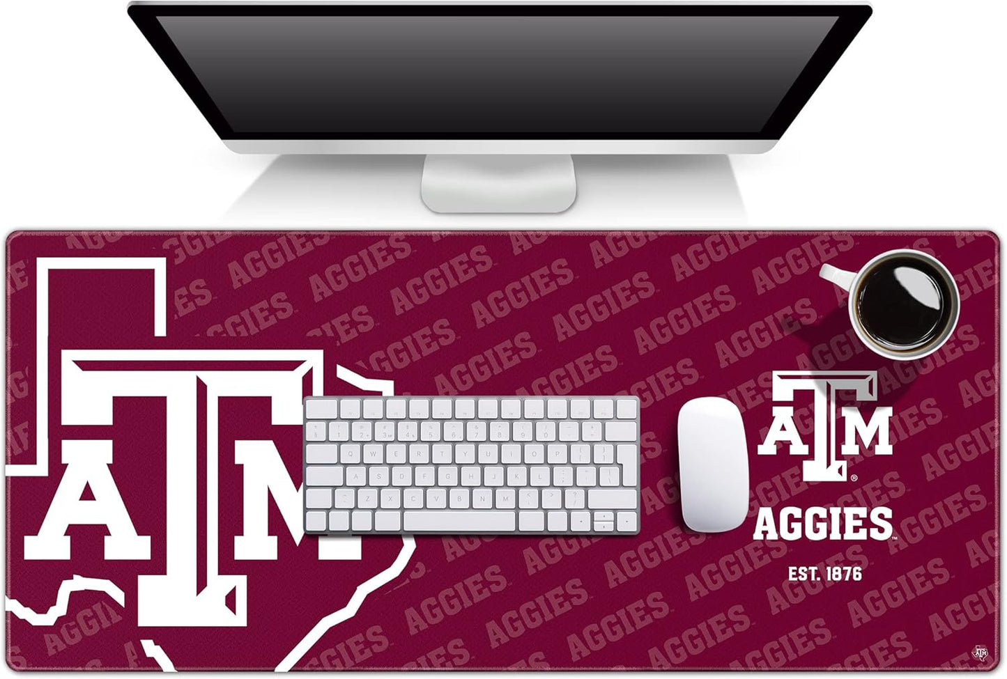 YouTheFan NCAA Texas A&M Aggies Desk Pad for Fans and Gamers