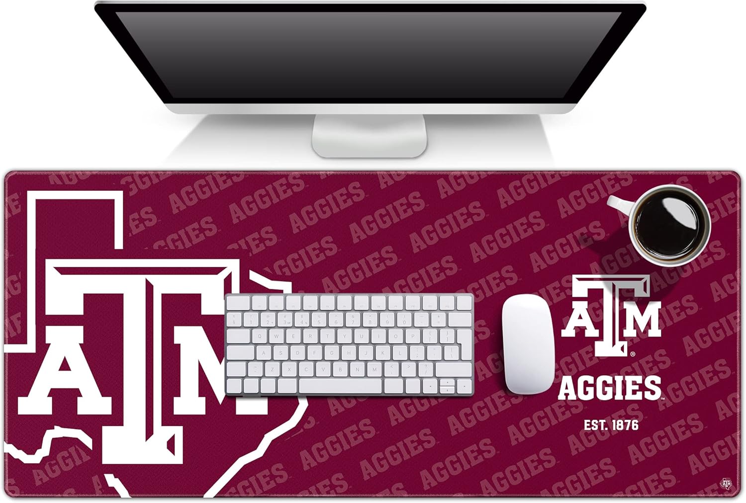 YouTheFan NCAA Texas A&M Aggies Desk Pad for Fans and Gamers