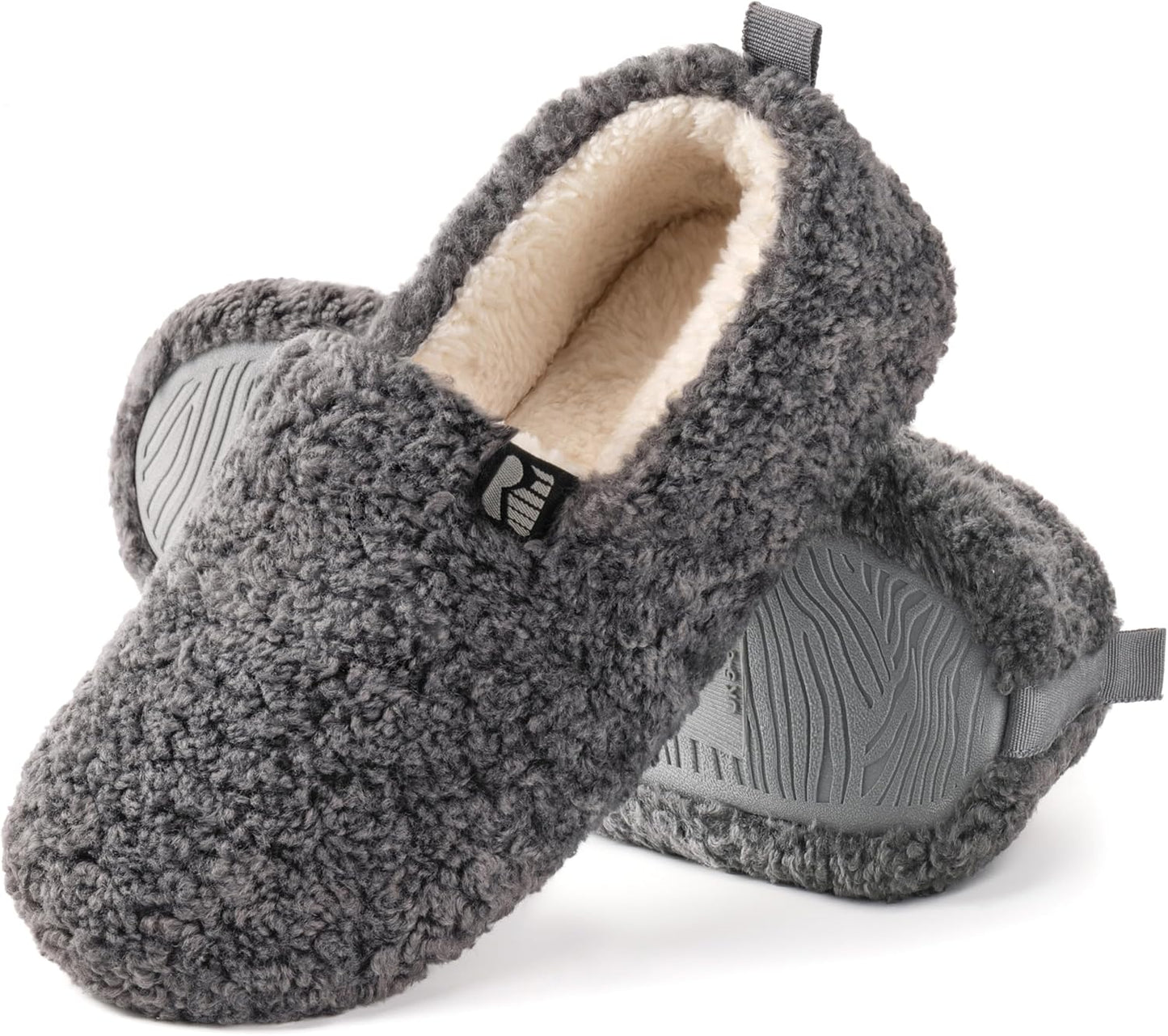 RockDove Women's Faux Shearling Slipper with Memory Foam Comfort