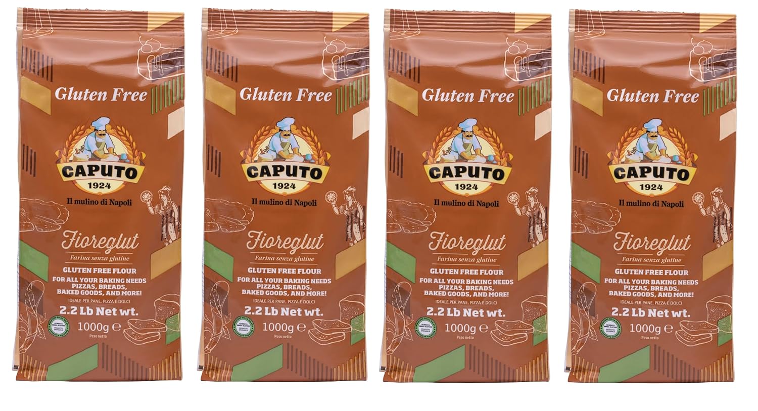 Antico Molino Napoli Gluten Free Pizza Flour for Authentic Baking