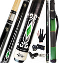 Tai ba cues 2-Piece Pool Cue Stick 58in - Mid-Tier Pro Control