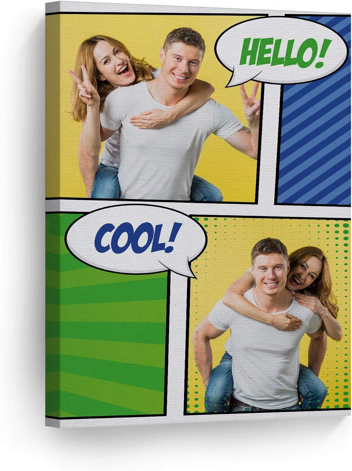 Custom Canvas Print with Your Photos - Unique Personalized Art
