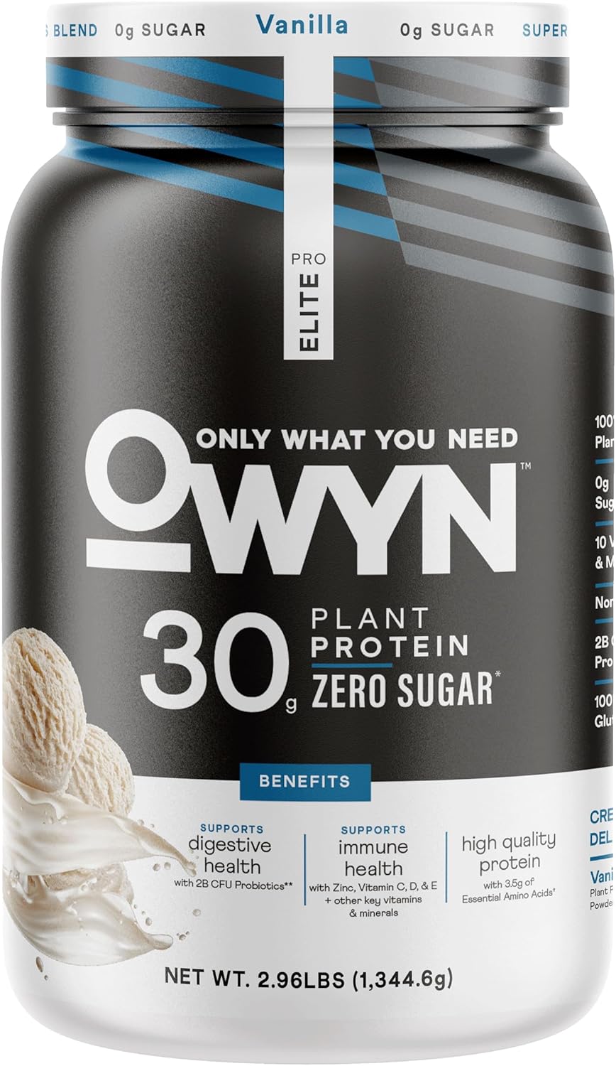 OWYN Pro Elite Vegan Protein Powder for Optimal Health Benefits