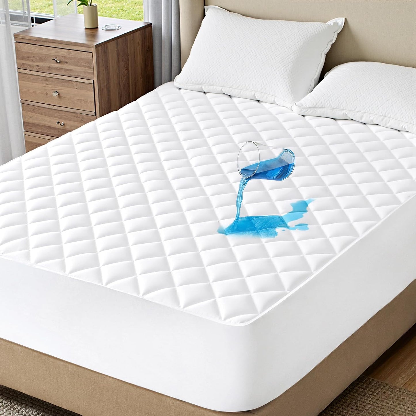 Bedsure Queen Mattress Protector for Waterproof Comfort and Care