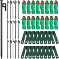 Tree Stake Kit 48 Pc Complete Tree Staking Set - Heavy Duty Support