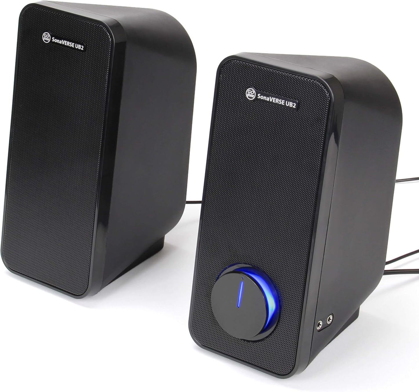 GOgroove 32W USB Computer Speakers - Powerful Bass & Clear Sound