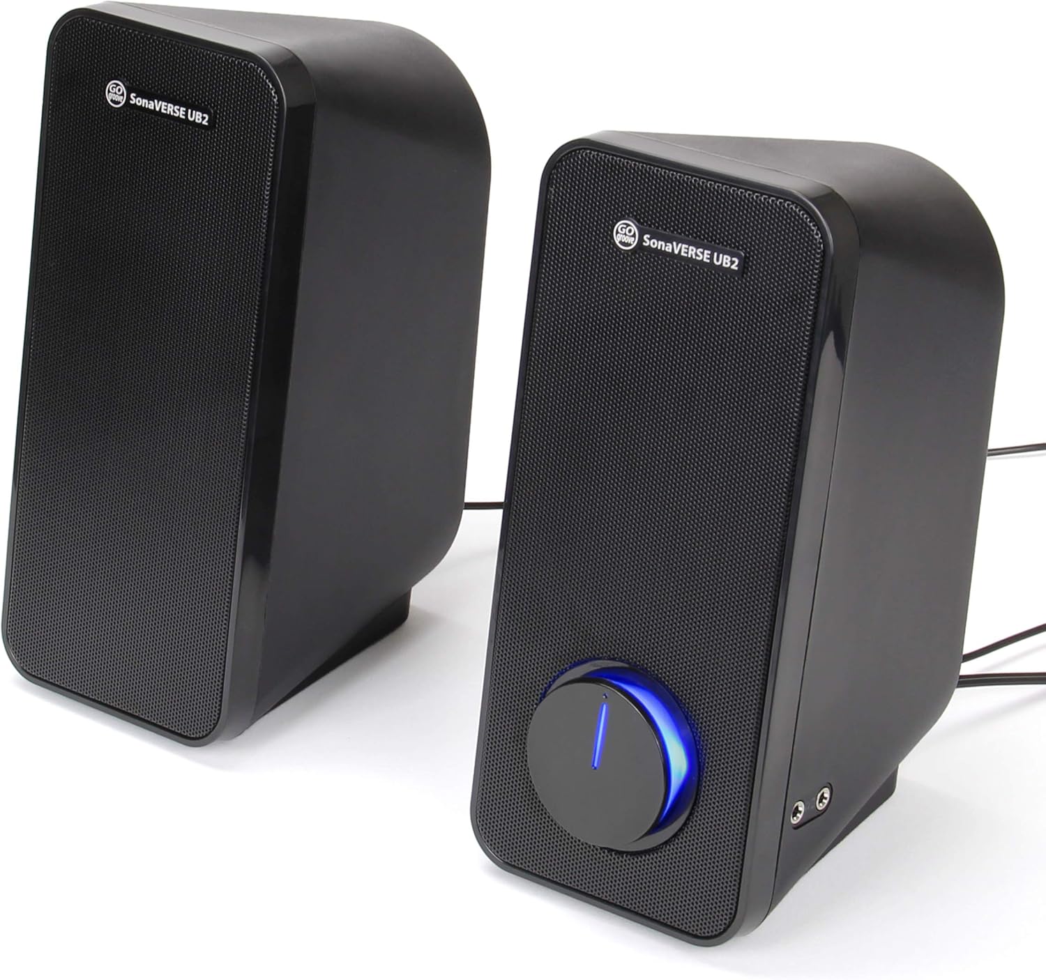 GOgroove 32W USB Computer Speakers - Powerful Bass & Clear Sound